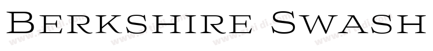 Berkshire Swash Re字体转换